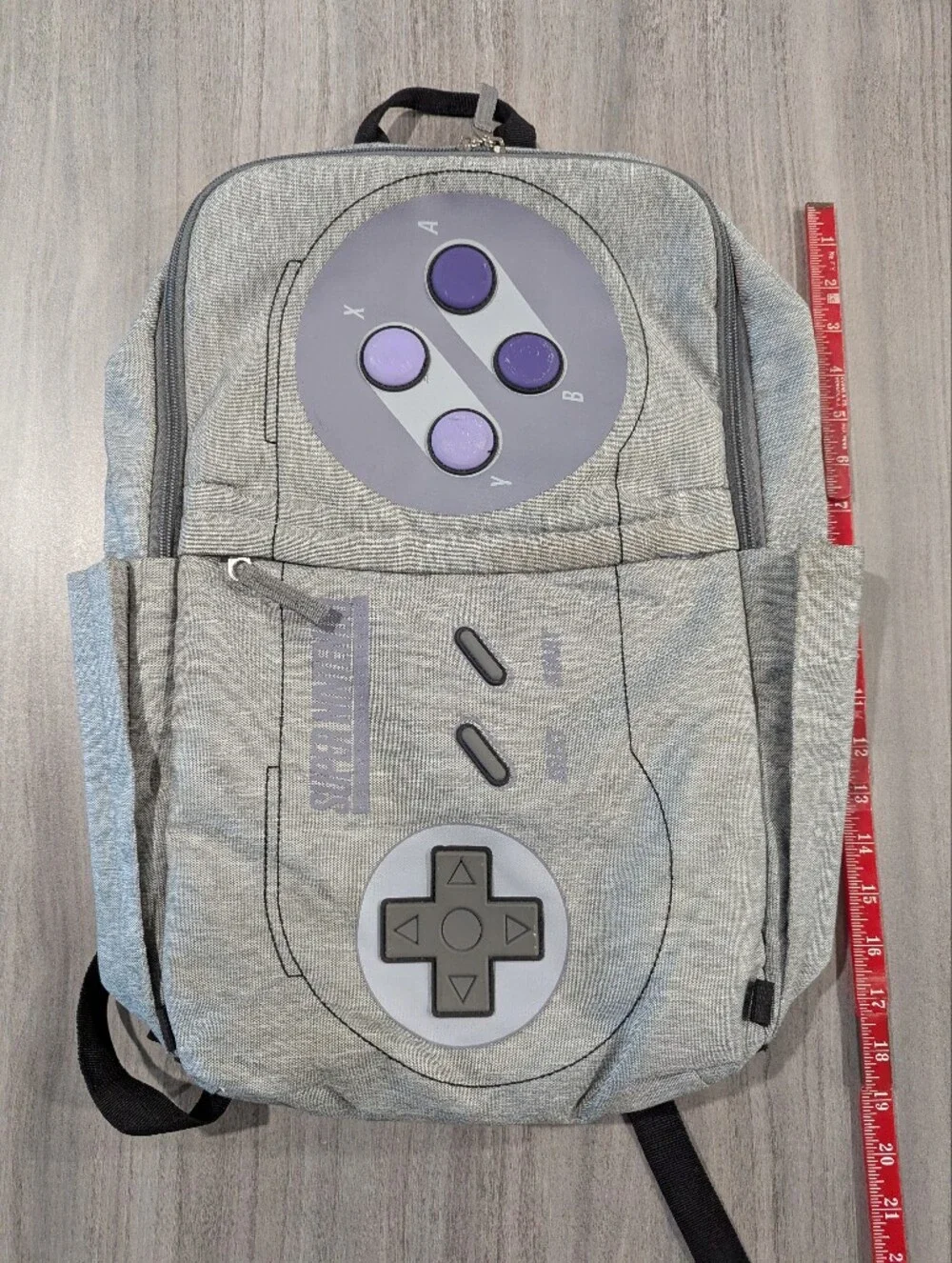 Nintendo Inspired Grey Gaming Controller Travel Case